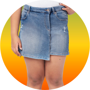 Women's Mini Skirt Leggings (1- or 5-Pack). Plus Sizes Available