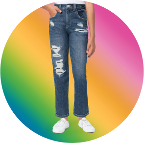 Y2K Side Ruffle Flare Jeans - M – Adult World Shop